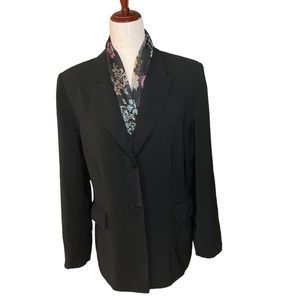 EUC! A. S. LEVINE / Tahari Black Blazer Jacket ~ Size 16